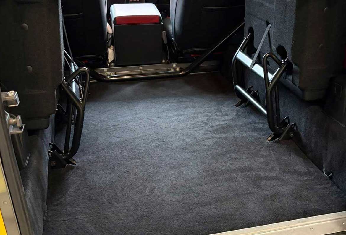 Defender 90 Interior After