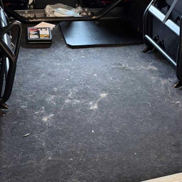 Defender 90 Interior Before